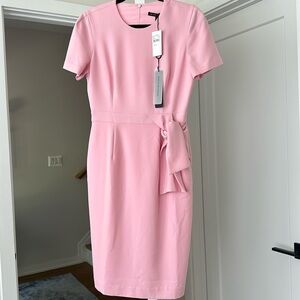 Black Halo Ice Pink Midi Dress